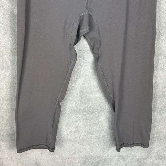 Free People Movement Leggings Womens Medium Gray High Rise Cropped Stretch Gym - Picture 3 of 12